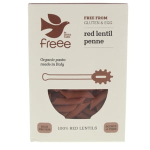Doves Farm Freee Organic Red Lentil Penne Pasta 250g