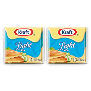 Kraft Cheese Slices Light 2 x 200 g