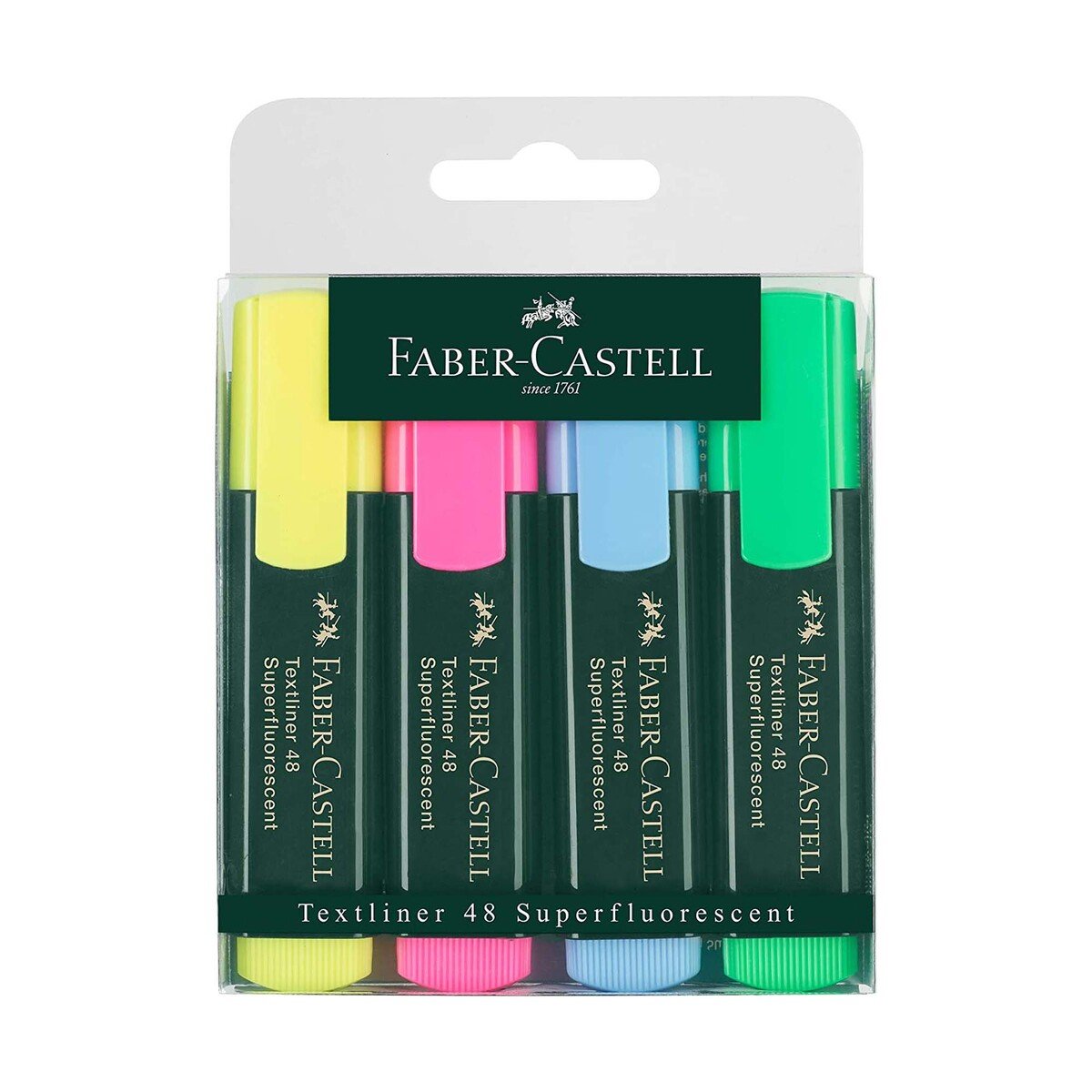 فابر كاستل أقلام تظليل بألوان فسفورية 48 ، 4 قطع ، 154804