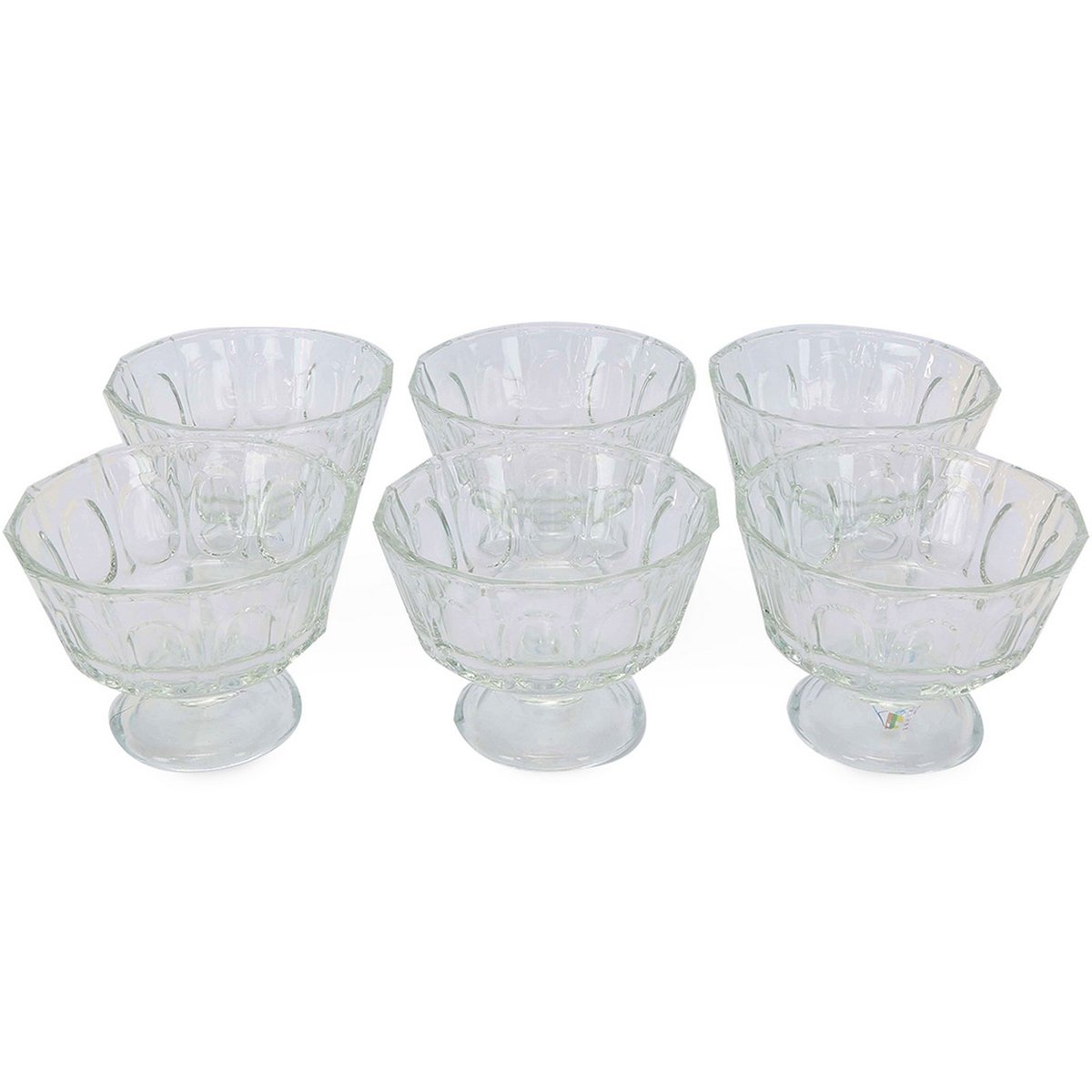 Home Glass Ice Cream Cup 6pcs