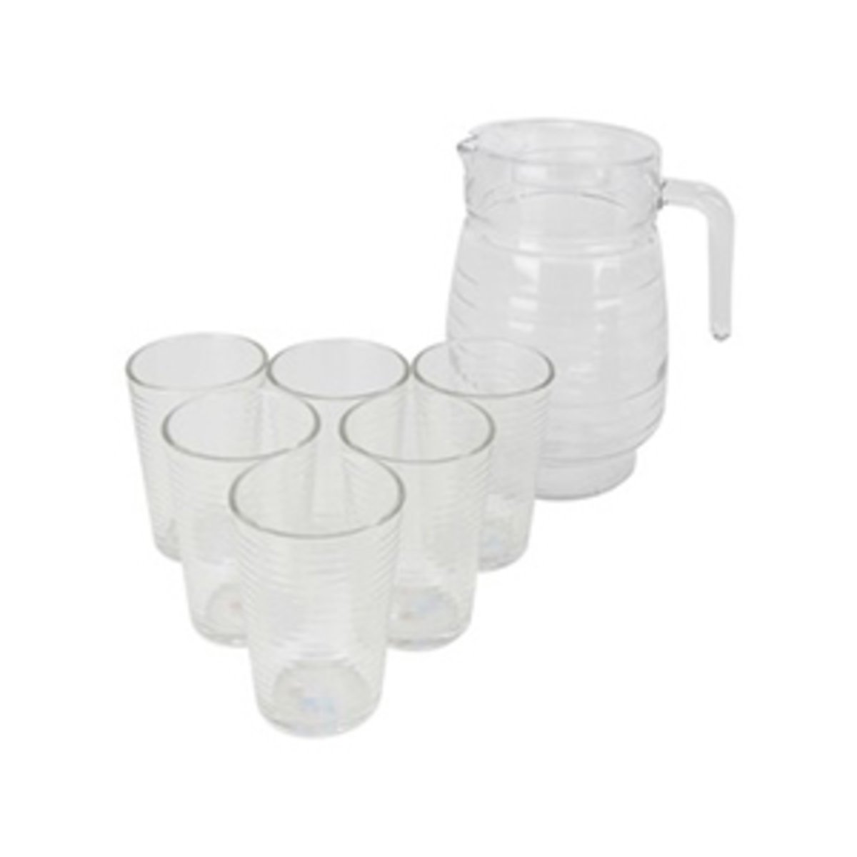 Home Glass Water Set 7pcs