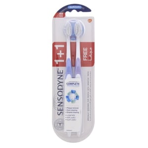 Sensodyne Advanced Complete Protection Toothbrush Soft Assorted Colour 2 pcs