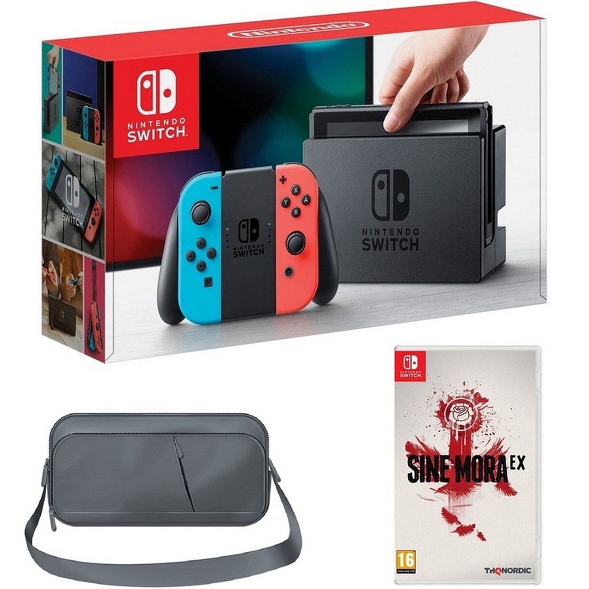 Nintendo Switch Console 32GB+Bag +1 Game Assorted