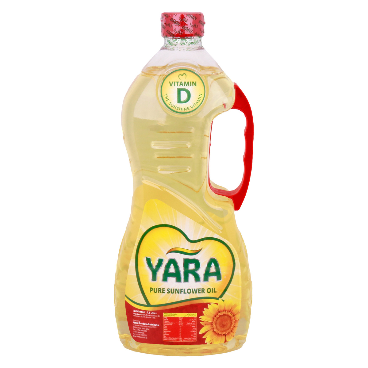 Yara Sunflower Oil 1.8Litre