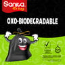 Sanita Tie Oxo-Biodegradable Garbage Bags Extra Large 55 Gallons 8pcs