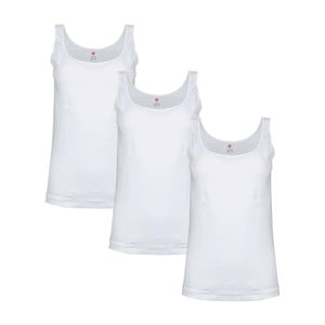 Eten Women's Inner Vest White Pack of 3 LVW18 Medium