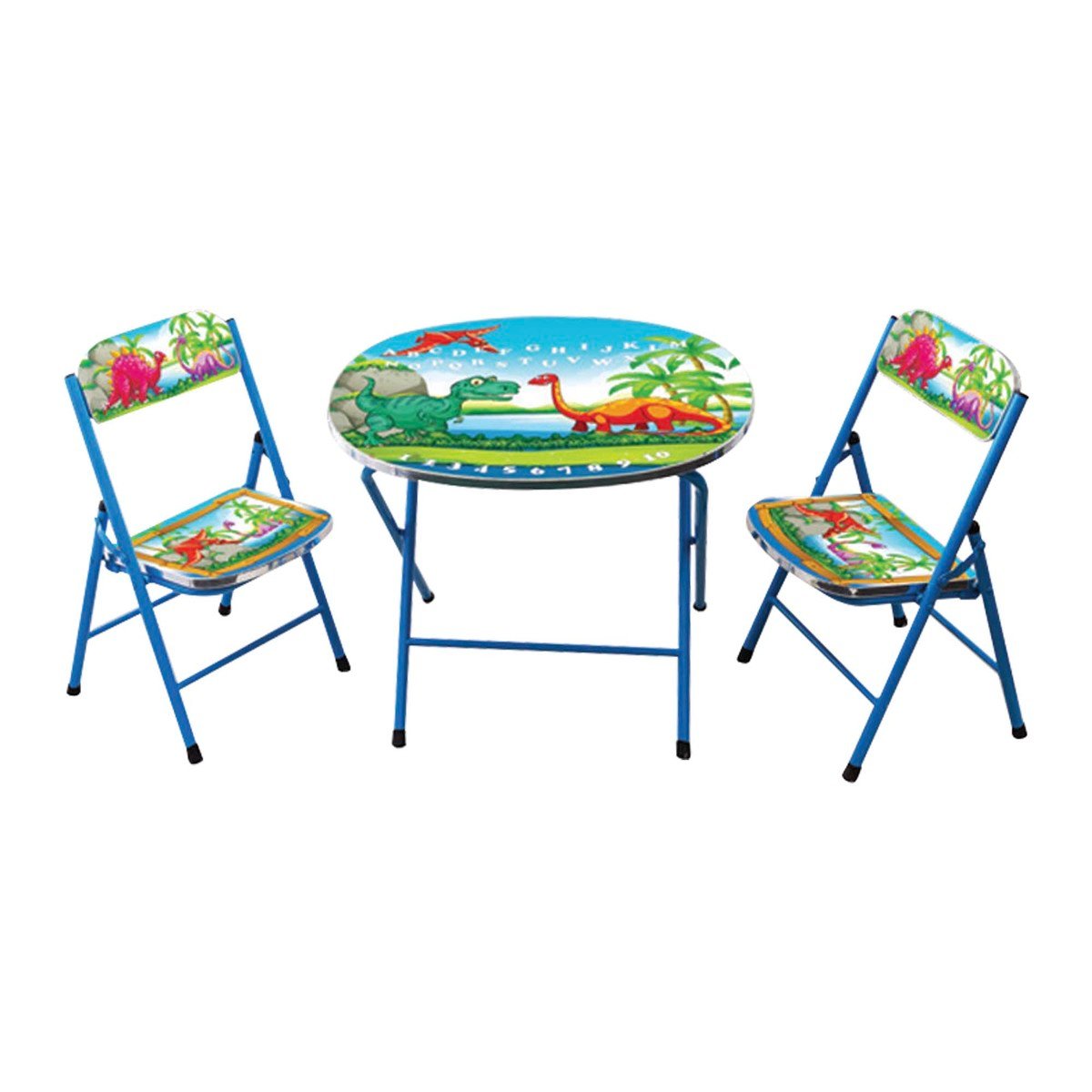 Home Style Study Table + 2 Chair KT247 Blue