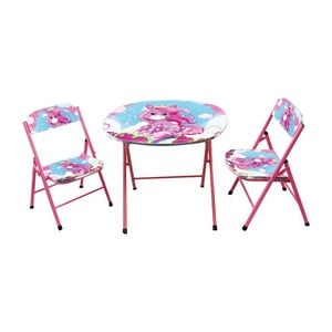 Home Style Study Table + 2 Chair KT247 Pink