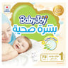 Baby Joy Diaper Healthy Skin Size 1 New Born 4kg 72pcs