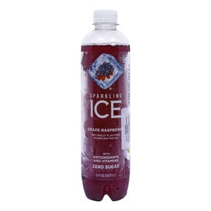 Ice Grape Raspberry Naturally Flavored Sparkling Water 502.8ml