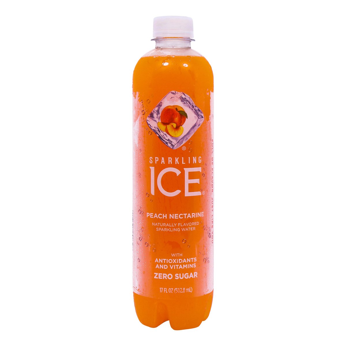 Buy Ice Peach Nectarine Naturally Flavored Sparkling Water 502.8 ml Online at Best Price | Sparkling water | Lulu KSA in Saudi Arabia