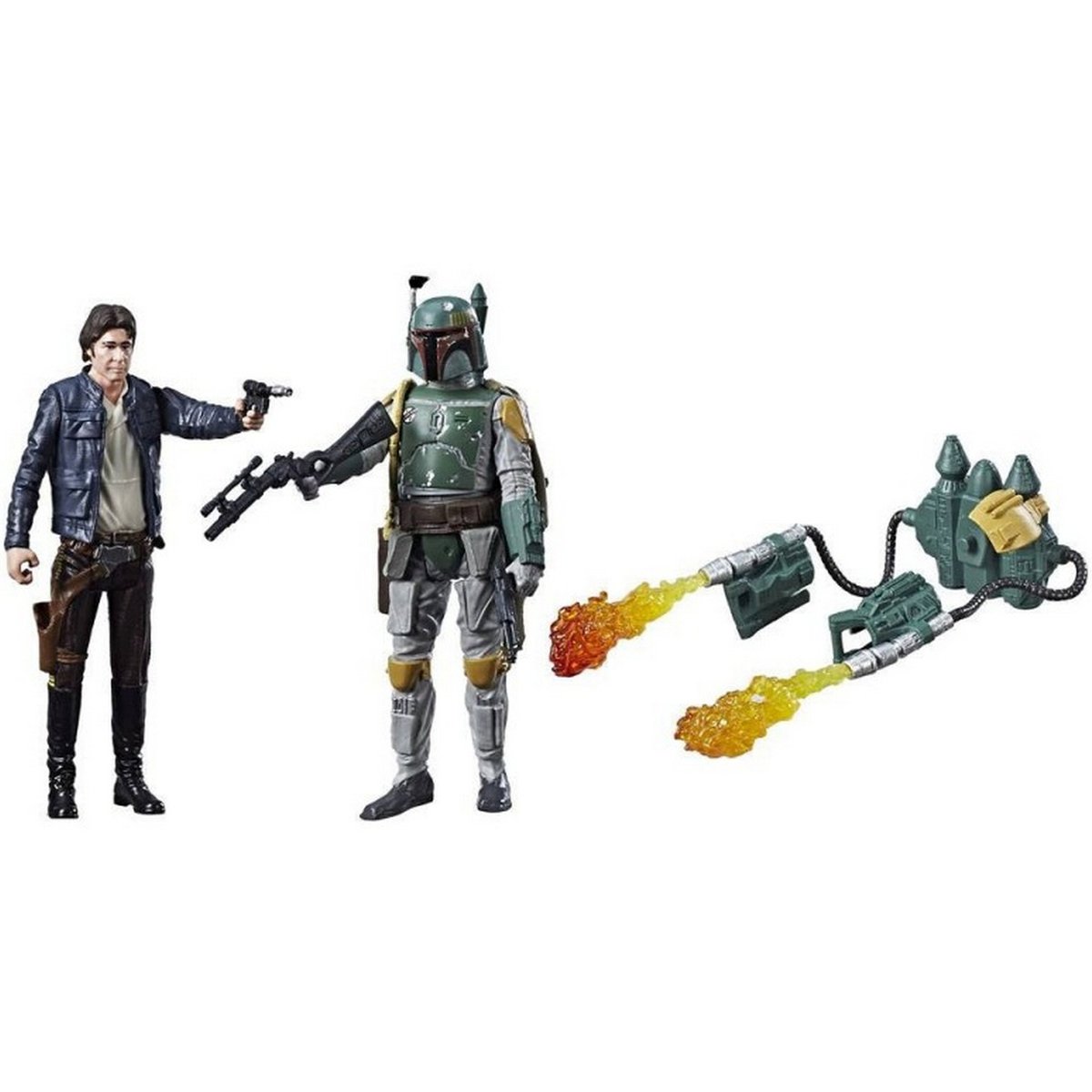 Star Wars Force Link 2 Figures Pack Han Solo and Boba Fett C1242/1244