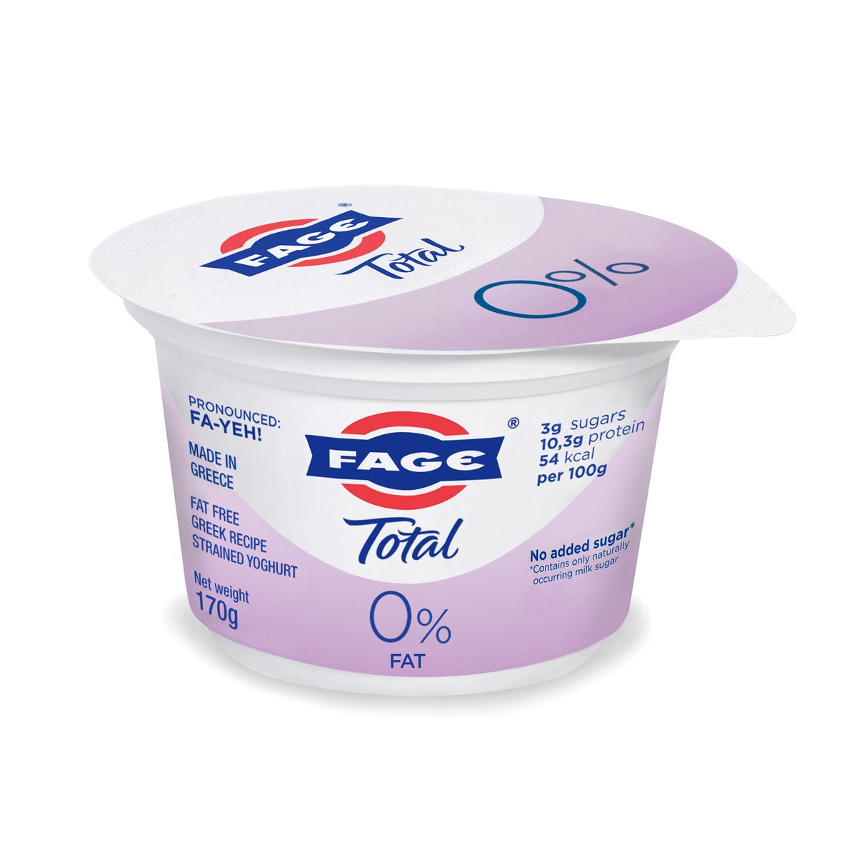 Fage Total 0% Fat Free Yoghurt 170 g