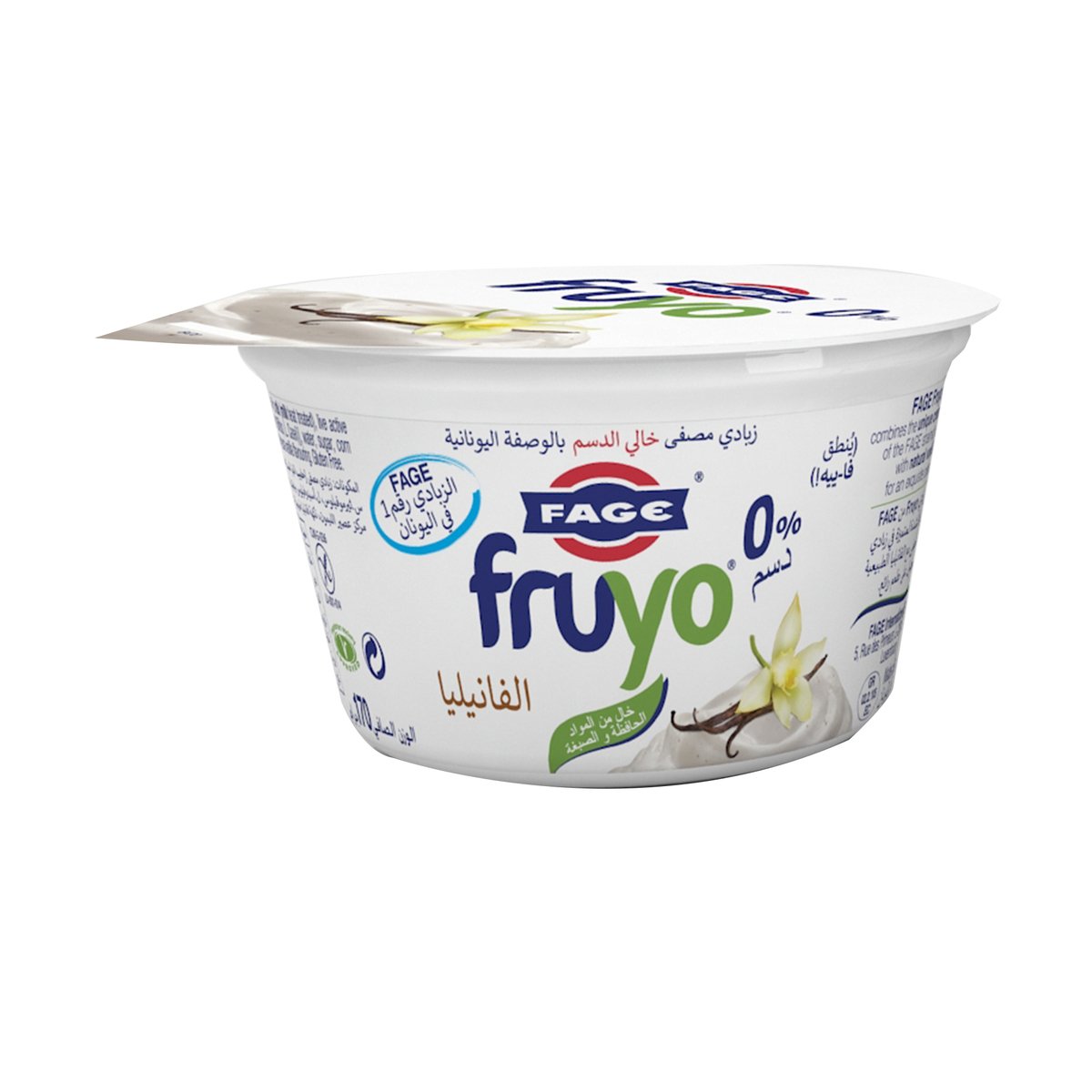 Fage Fruyo 0% Fat Yoghurt With Vanilla 170 g
