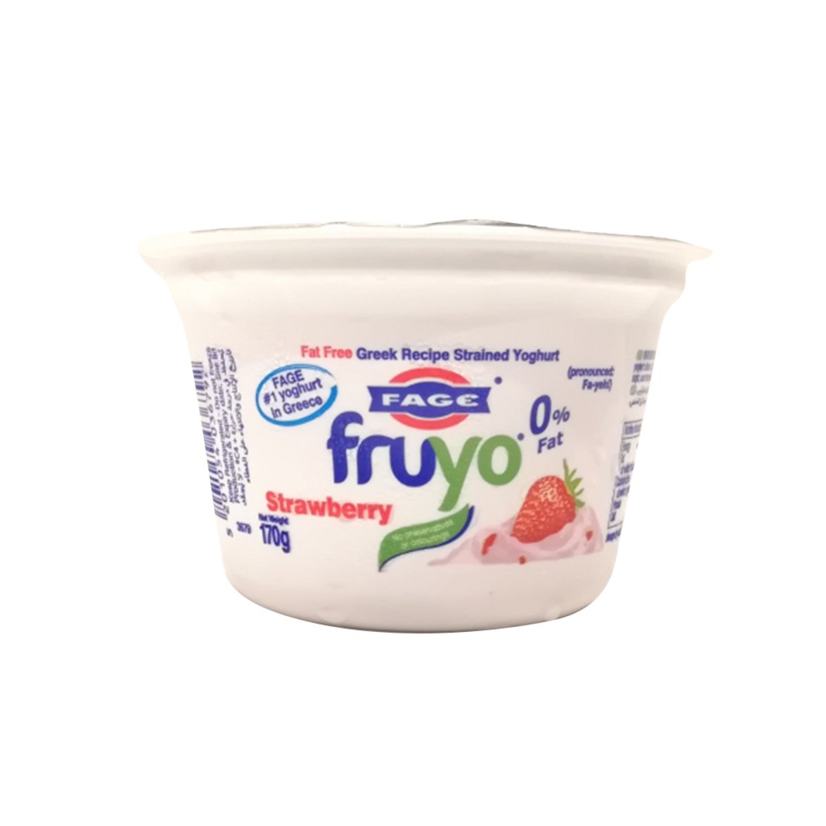 Fage Fruyo 0% Fat Yoghurt Strawberry 170 g
