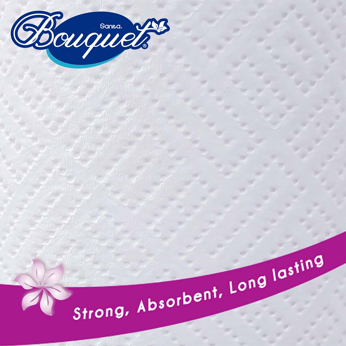 Sanita Bouquet Paper Kitchen Towel Printed 1 Roll