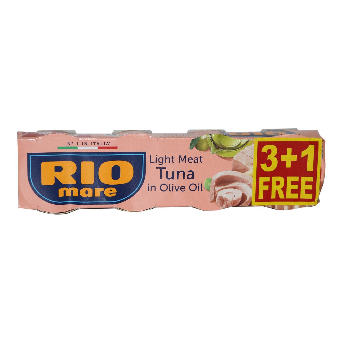 سعر قم بشراء ريو ماري لحم تونة خفيف في زيت زيتون 80 جم 3+1 Online at