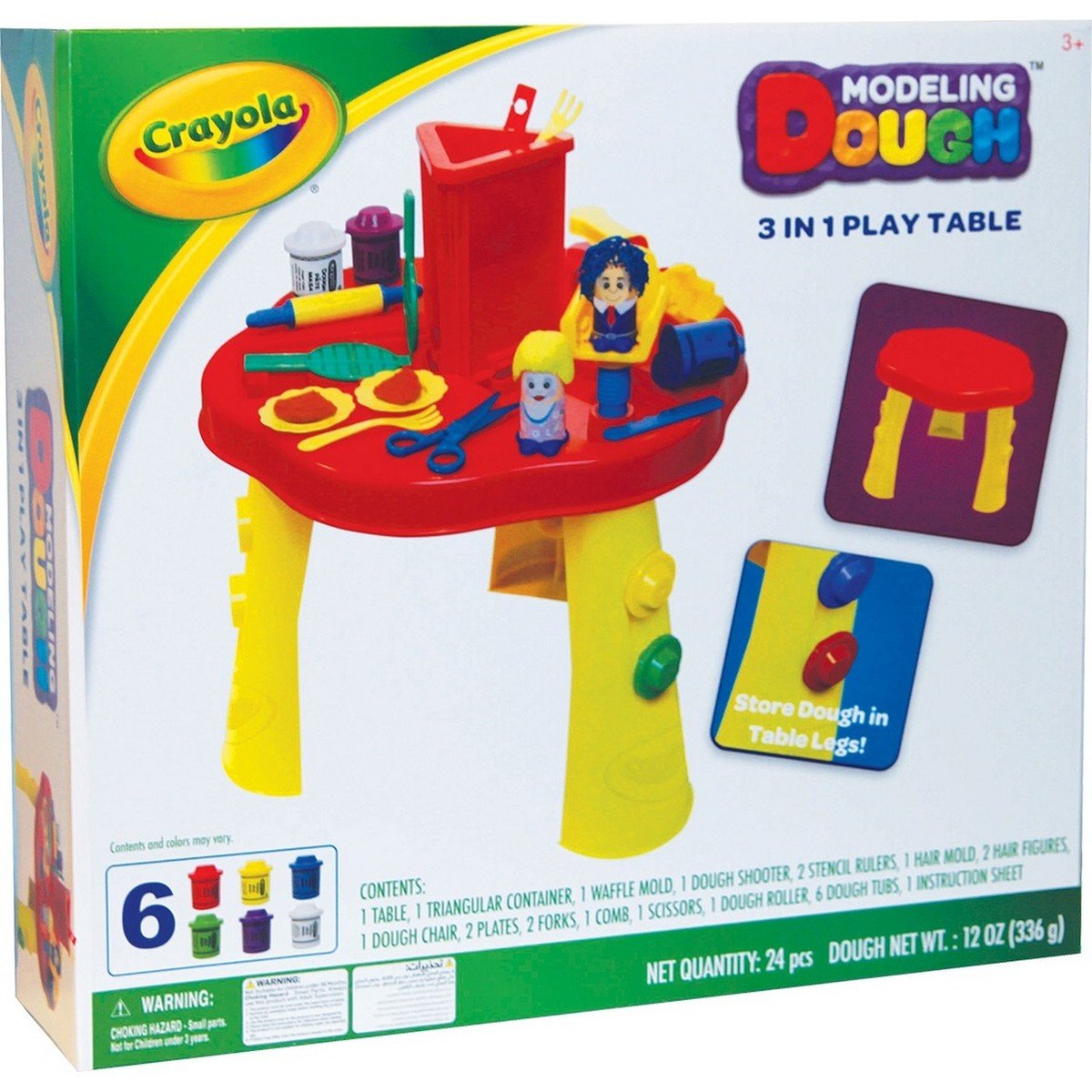 Crayola Modeling Dough 3in1 Play Table A11032 (Color may vary)