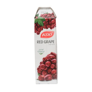 Buy KDD Red Grape Juice 1Litre x 4 Pieces Online at Best Price | Fruit Drink Tetra | Lulu Kuwait in Kuwait
