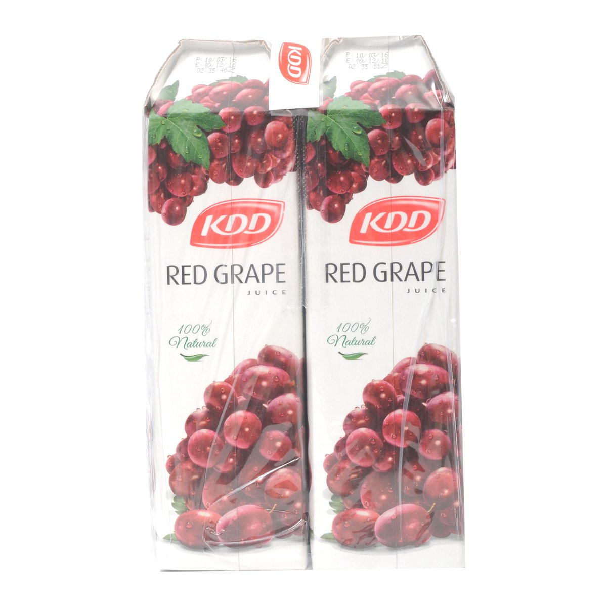 KDD Red Grape Juice 1Litre x 4 Pieces