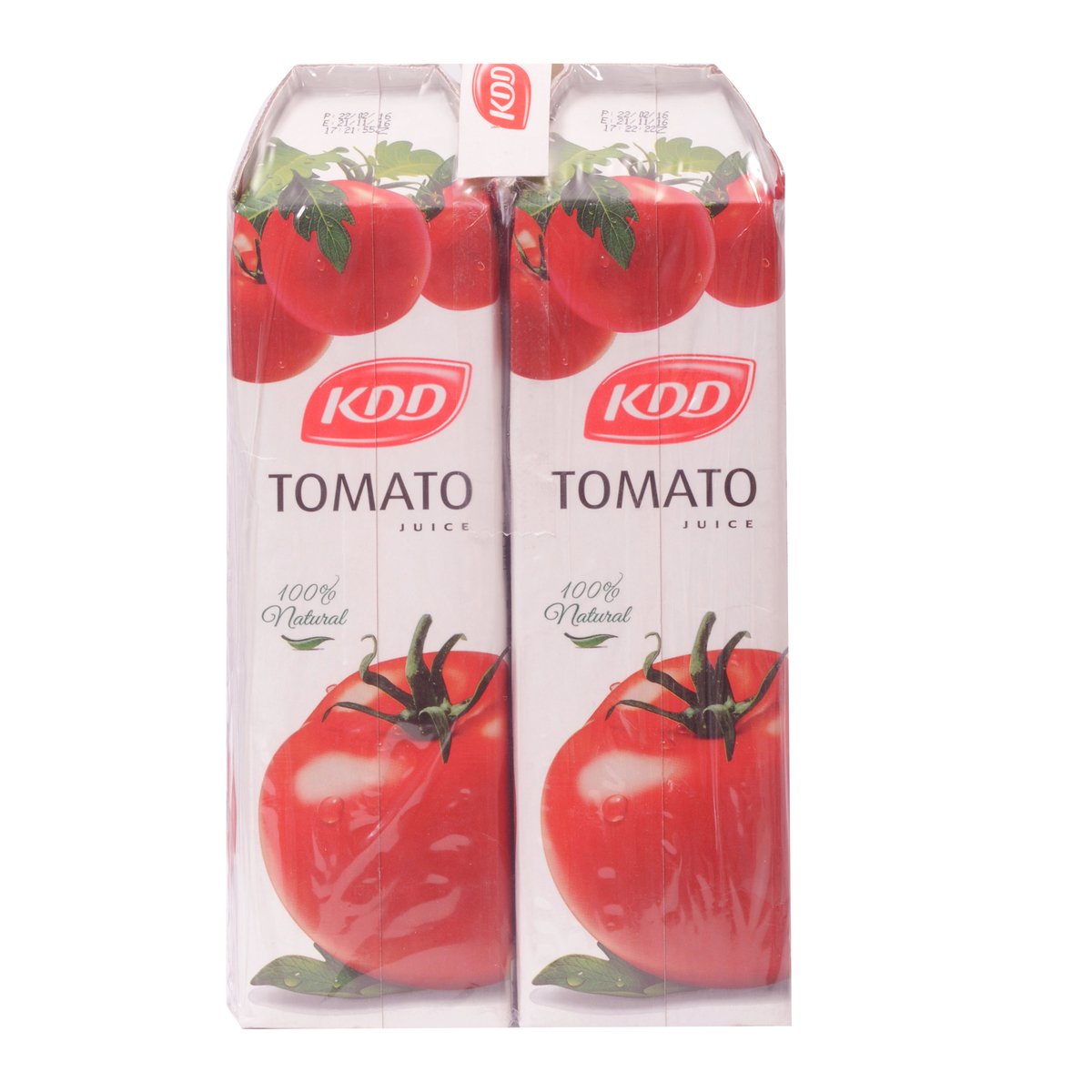 كي دي دي عصير طماطم  1 لتر × 4 حبات