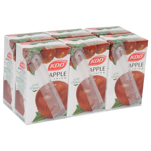 كي دي دي عصير تفاح  250 مل × 6 حبات