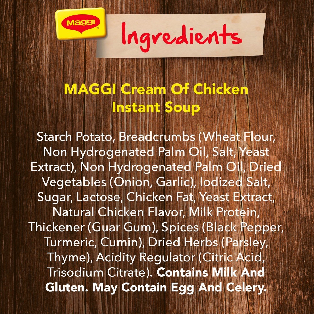 Maggi Cream of Chicken Instant Soup 4 x 16g