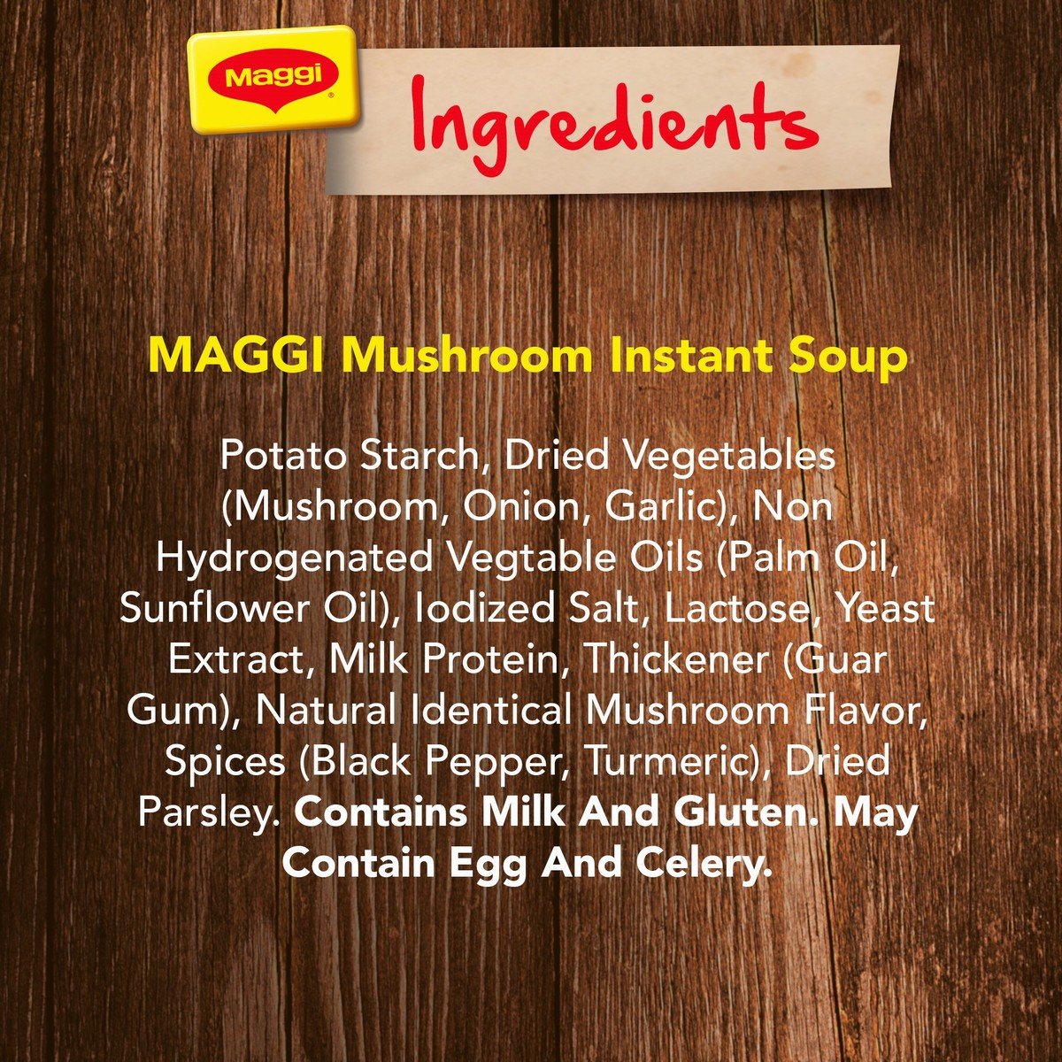 Maggi Mushroom Instant Soup 4 x 12g