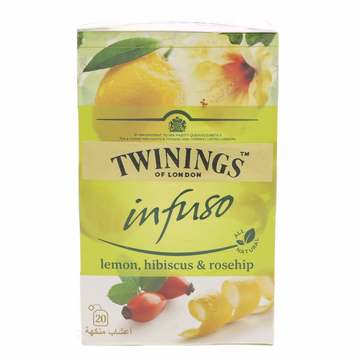 Twinings Infuso Lemon Hibiscus And Rosehip Tea 20 Teabags