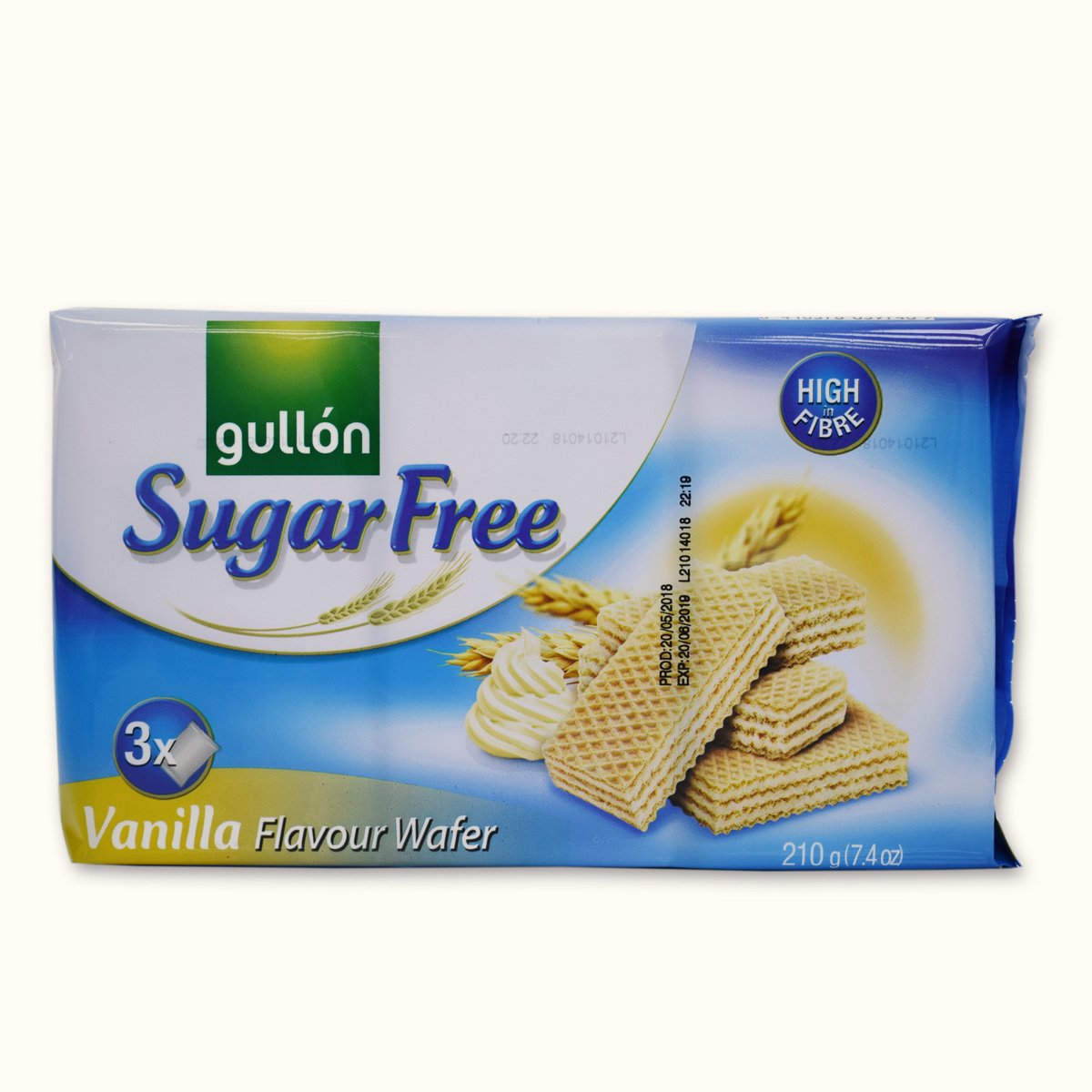 Gullon Vanilla Wafer Sugar Free 210g