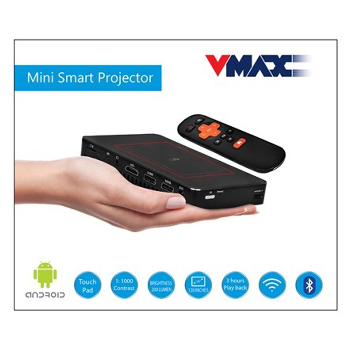 V-Max Mini Smart Projector 61225