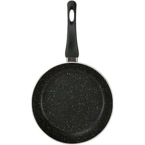 Lulu Black Marble Fry Pan 22cm