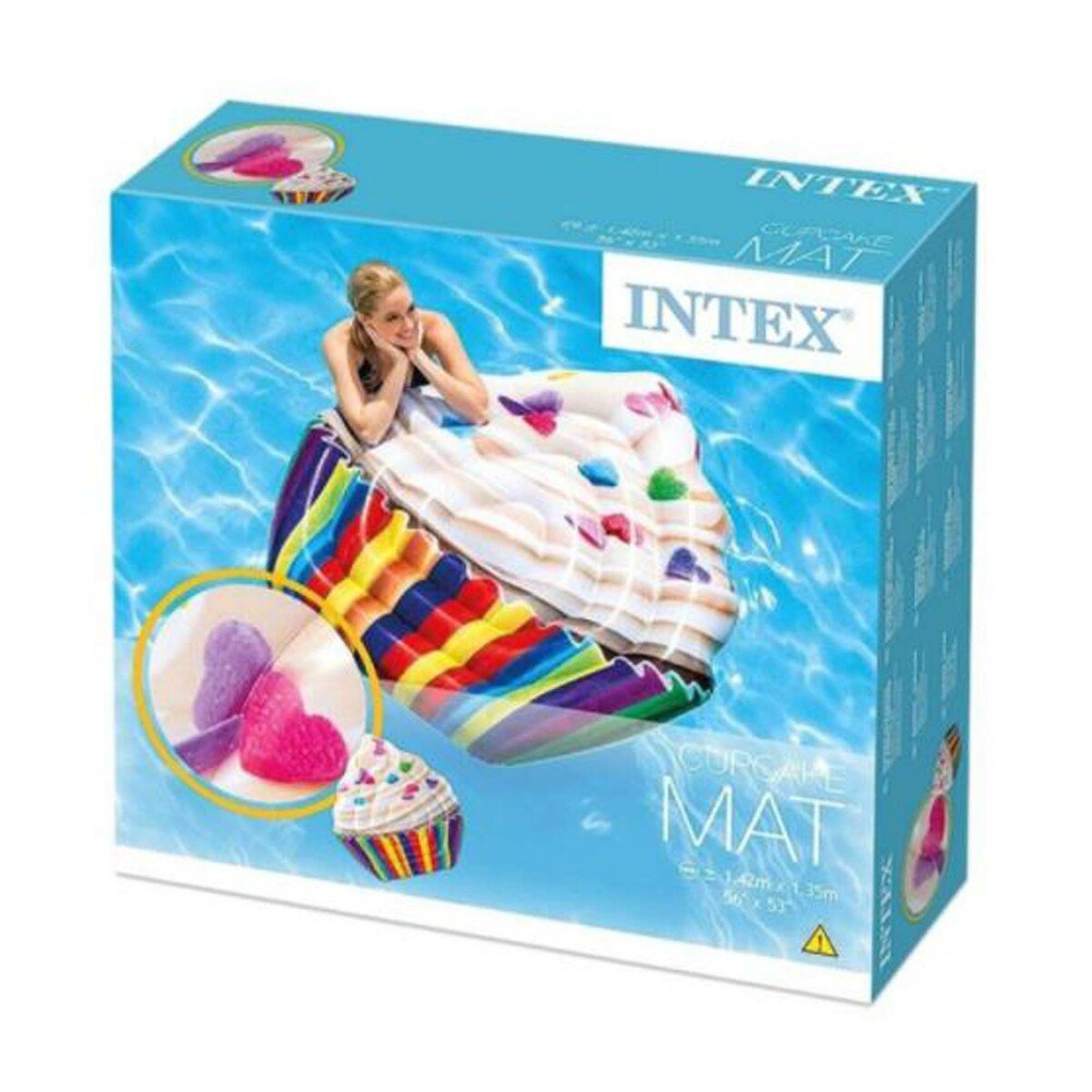 Intex Inflatable Cupcake Swim Mat 58770