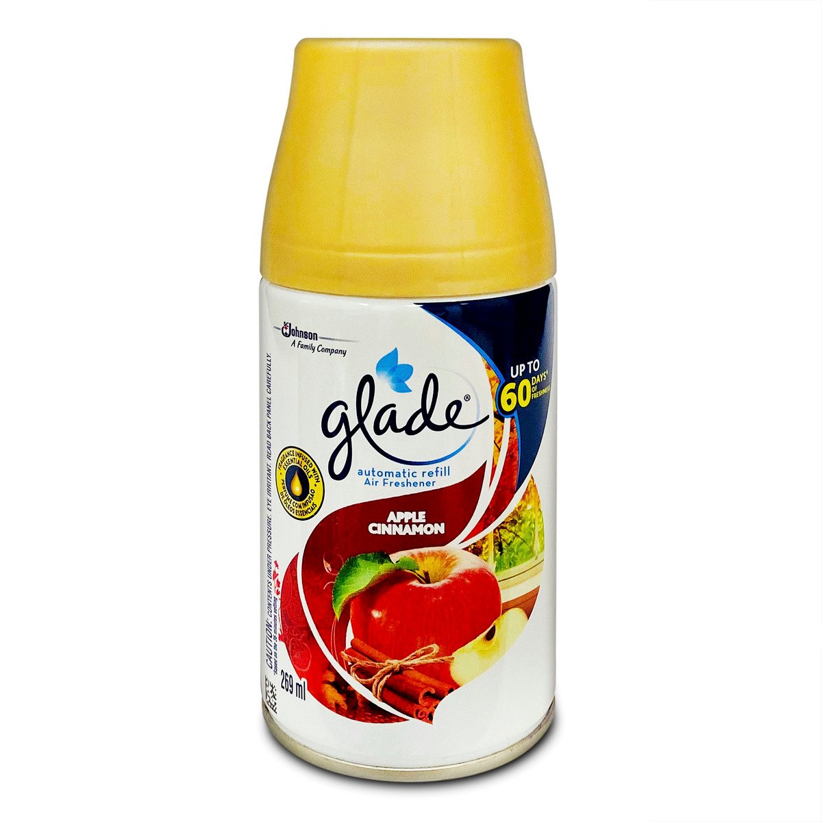 Glade Air Freshener Spray Refill Automatic Apple Cinnamon 269ml