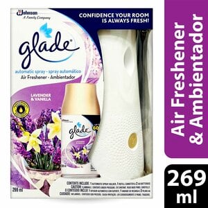 Glade Air Freshener Automatic Spray Lavender & Vanilla Kit 269ml