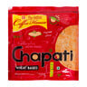The Indian Coffee House Pure Wheat Half Cooked Chapati 10pcs