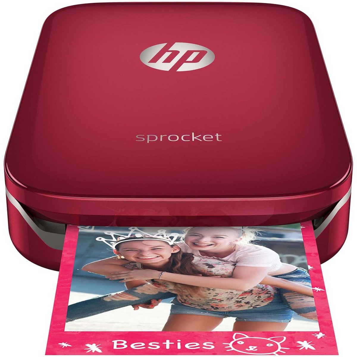 Buy HP Sprocket Photo Printer Z3Z93A Red Online at Best Price | Ink Jet Printers | Lulu KSA in Saudi Arabia