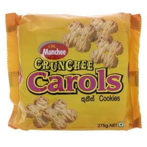 Buy Munchee Crunchee Carols Cookies 275 g Online at Best Price | Cookies | Lulu Kuwait in Kuwait