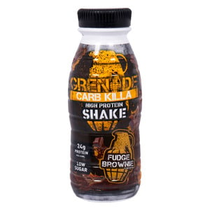 Buy Grenade Carb Killa Fudge Brownie High Protein Shake 330 ml Online at Best Price | Sports Nutrition | Lulu Kuwait in Kuwait
