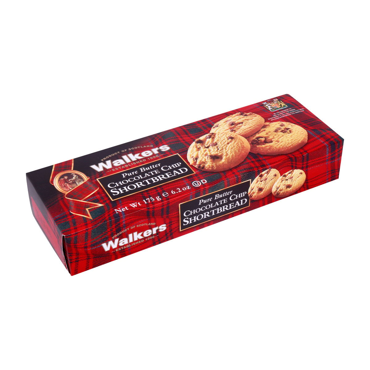 Walkers Pure Butter Chocolate Chip Shortbread 175 g