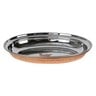 Chefline Double Wall Copper Oval Curry Dish 21cm