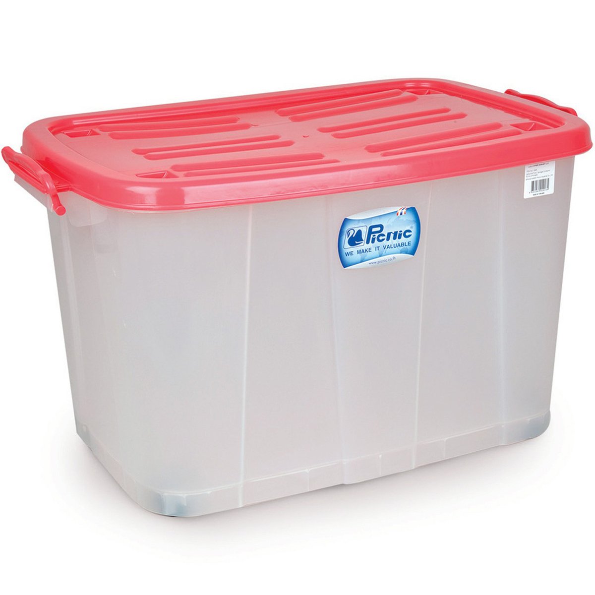 Picnic Storage Container With Wheel 60Ltr Assorted Color