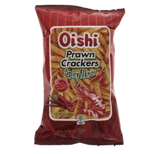 Oishi Spicy Flavor Prawn Crackers 60 g