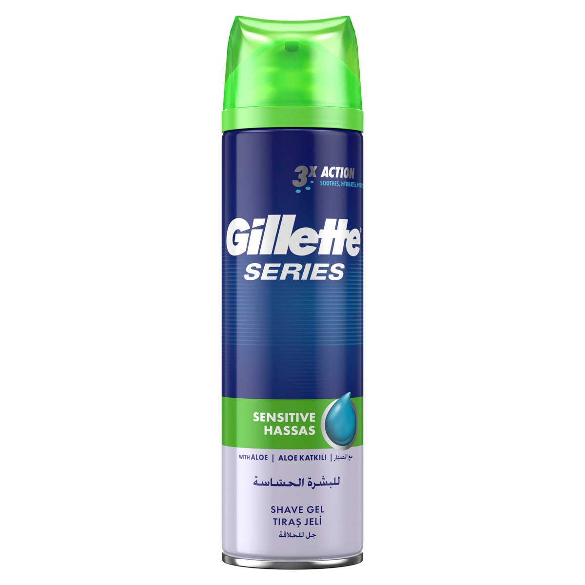Gillette Series Sensitive Gel With Aloe 200 ml