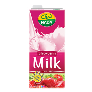 Nada Long Life Milk Strawberry 1Litre