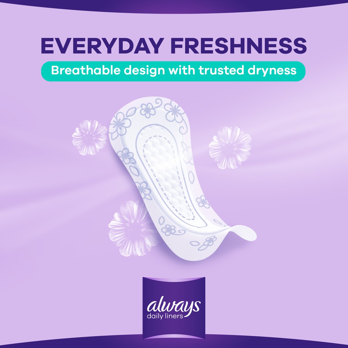 Always Daily Liners Comfort Protect With Fresh Scent Normal 80pcs