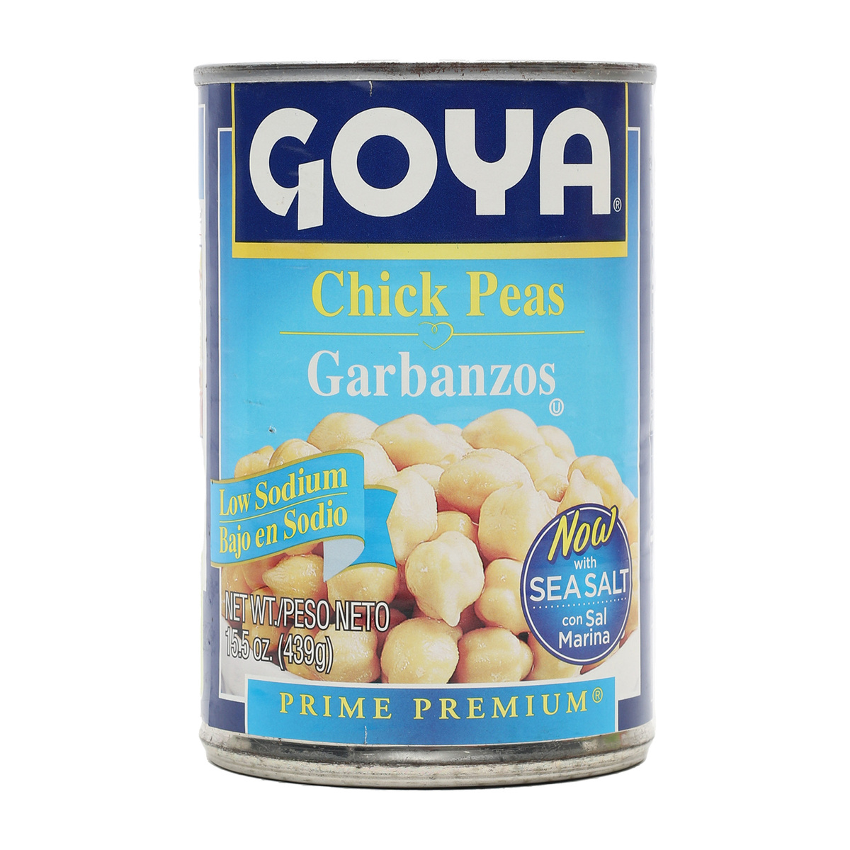Goya Chick Peas Low Sodium 439g