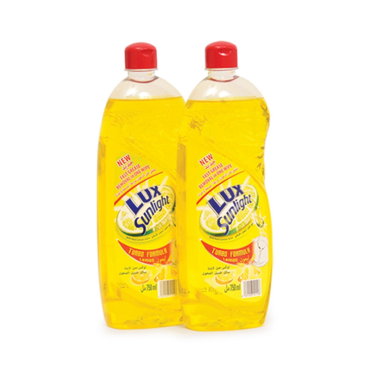 Lux Sunlight Lemon Dishwash Liquid 750ml x 2's