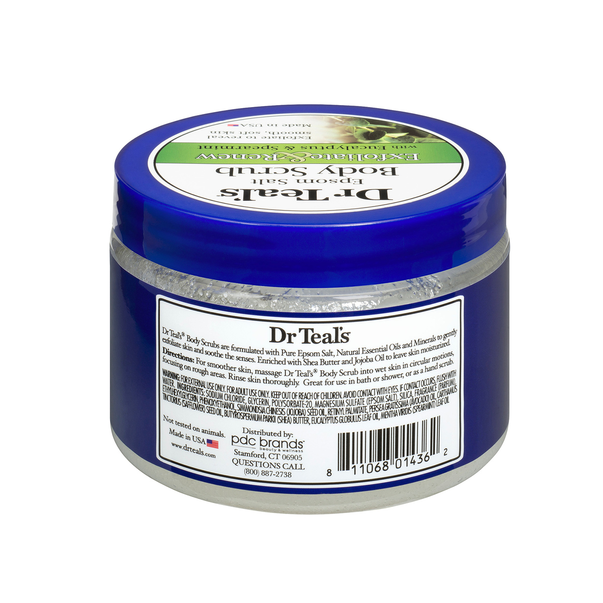 Dr Teal's Exfoliate & Renew With Eucalyptus & Spearmint Epsom Salt Body Scrub 454 g
