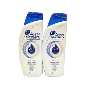 Head & Shoulders Classic Clean 2in1 Shampoo + Conditioner  2 x 540ml